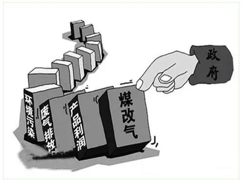 煤改氣使用天然氣，成本高